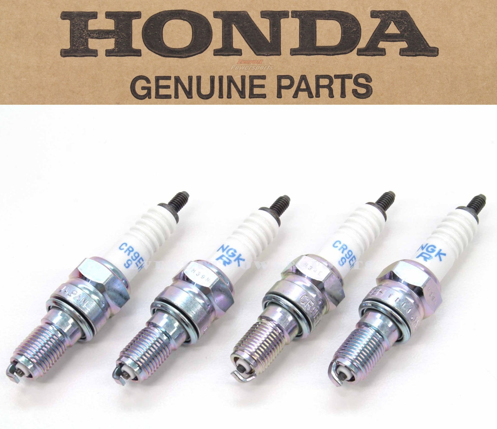 Genuine Honda NGK Spark Plug Set of 4 CR9EH-9 ST CBR CB XR OEM See Note #Y67