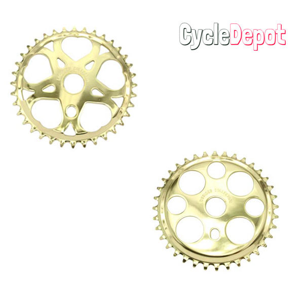 ORIGINAL LOWRlDER SPROCKET CHAlNRlNG 36T CRUlSER CHOPPER  BlKE BlCYCLE GOLD