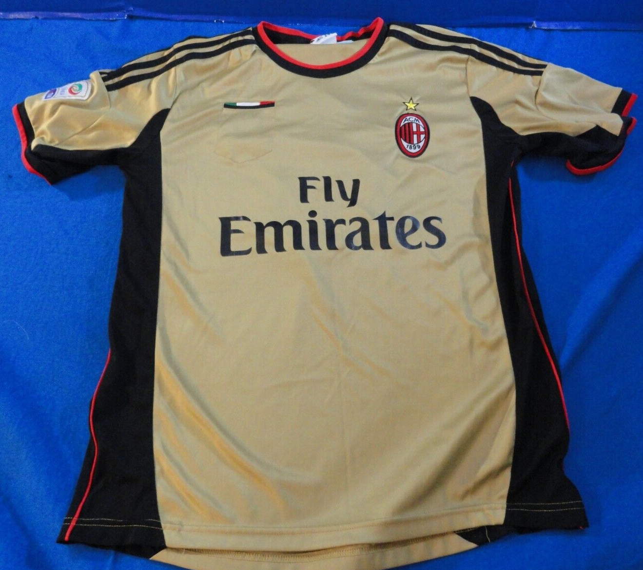AC MILAN HOME NESTA #13 FUTBOL FOOTBALL SHIRT SOCCER JERSEY ADIDAS MEDIUM