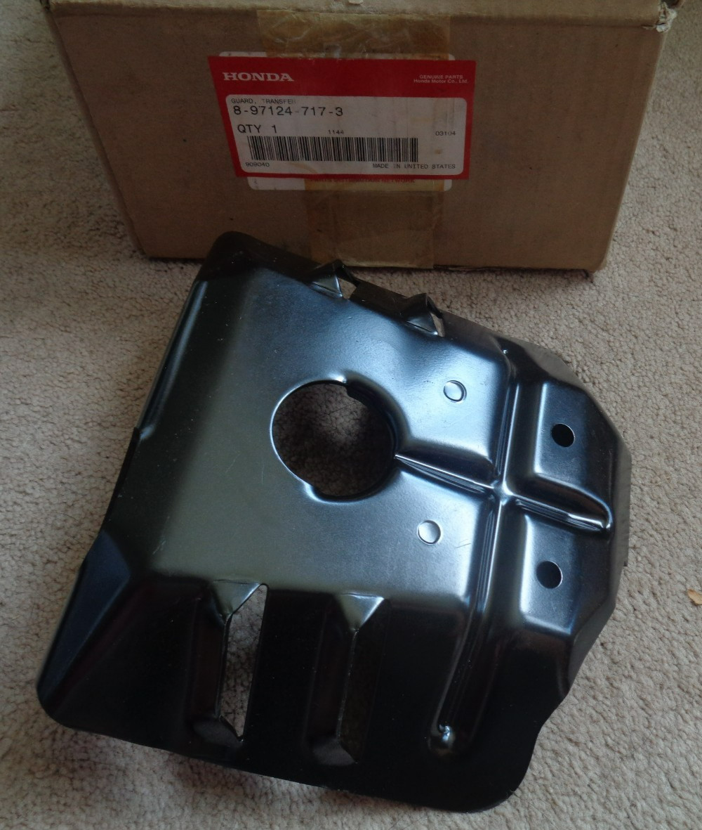 1998-2002 PASSPORT TRANSFER CASE GAURD PLATE NEW GENUINE HONDA 8-97124-717-3 OEM