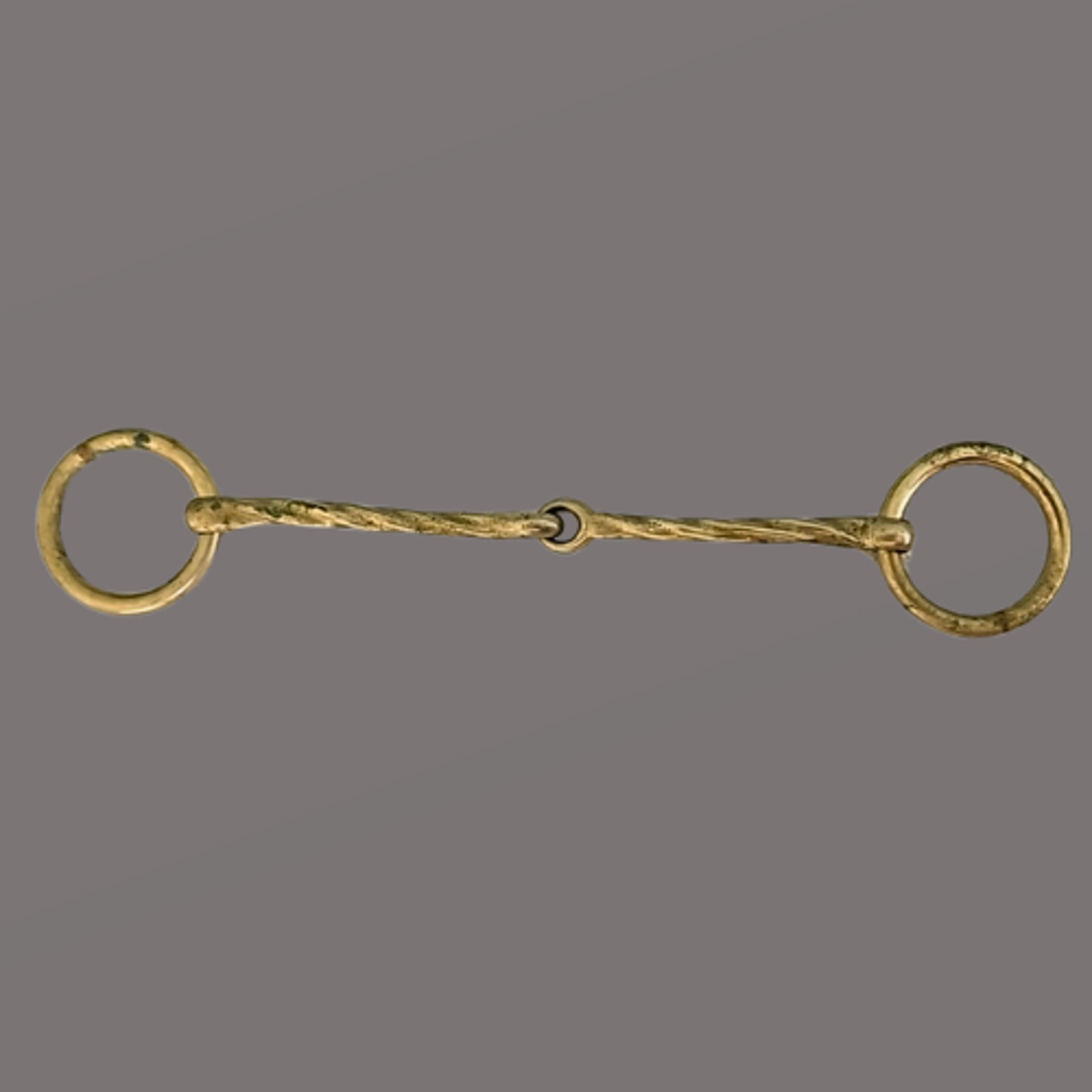 English Bradoon Bit Never Rust Twisted Mouth 5"