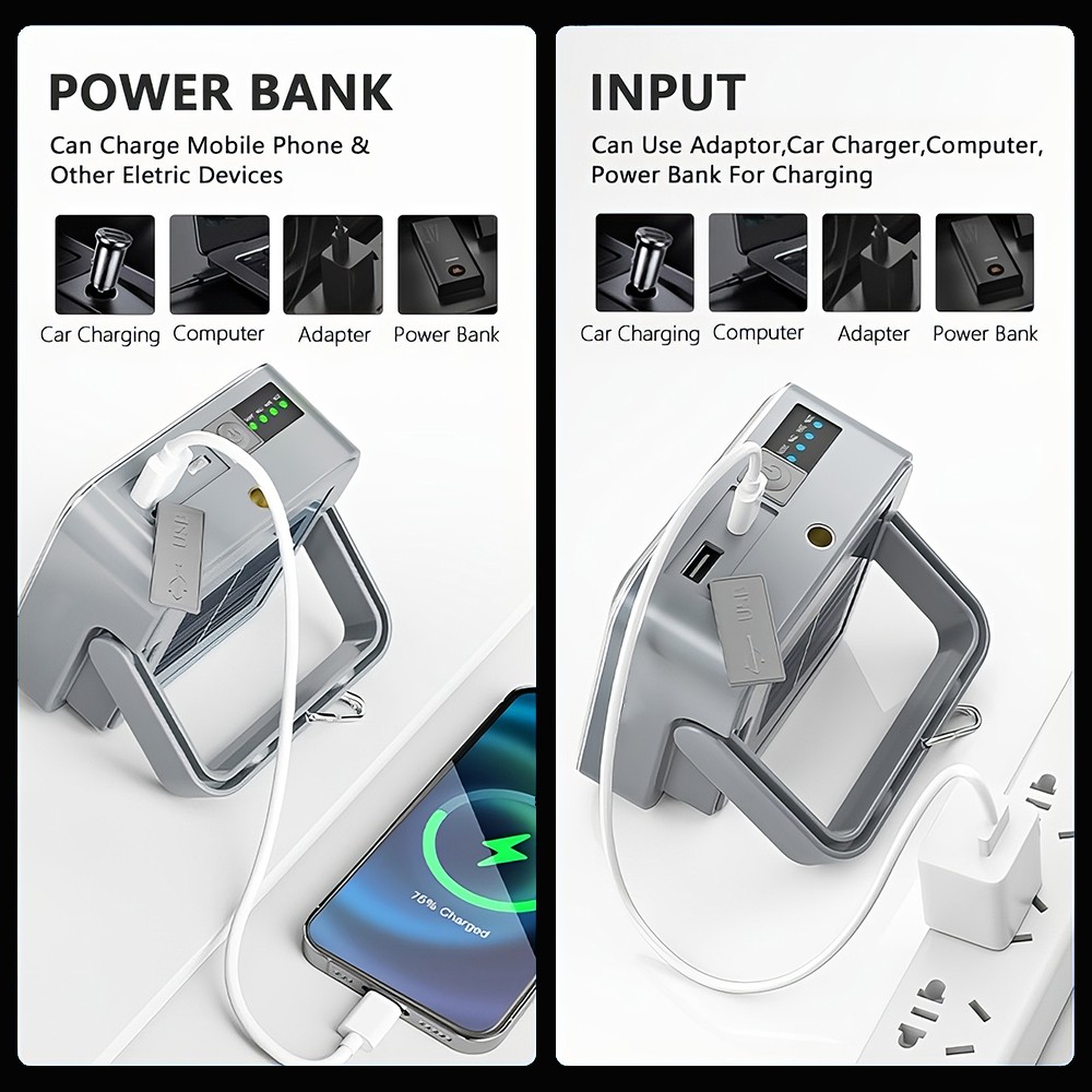 LED Camping Lantern Rechargeable Camping Lights for Power Outages, Emergency