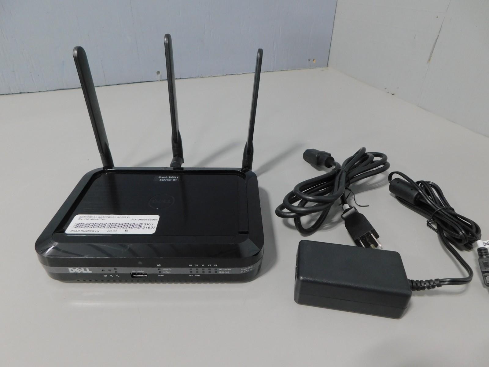 SonicWALL Dell SOHO W APL41-0BA Firewall Wireless Network Security Appliance