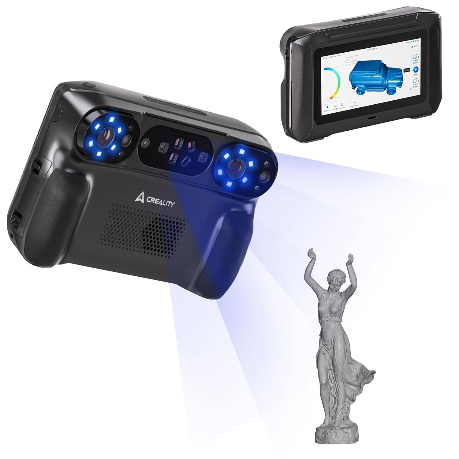 Creality Sermoon P1 Wireless 3D Scanner High-Speed Scanning Blue Laser&NIR Light