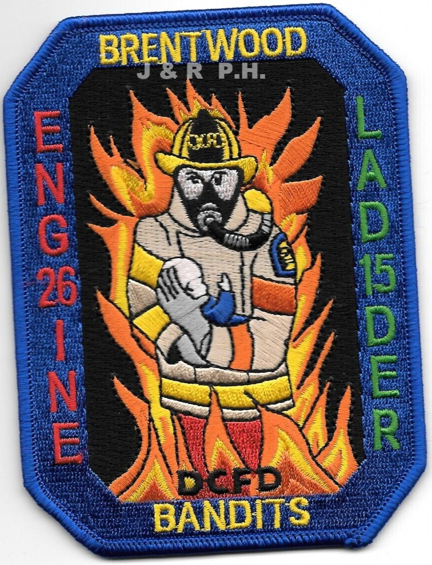 Washington D.C. Engine-26 / Ladder-15 "Bandits" (3.5" x 4.5") fire patch