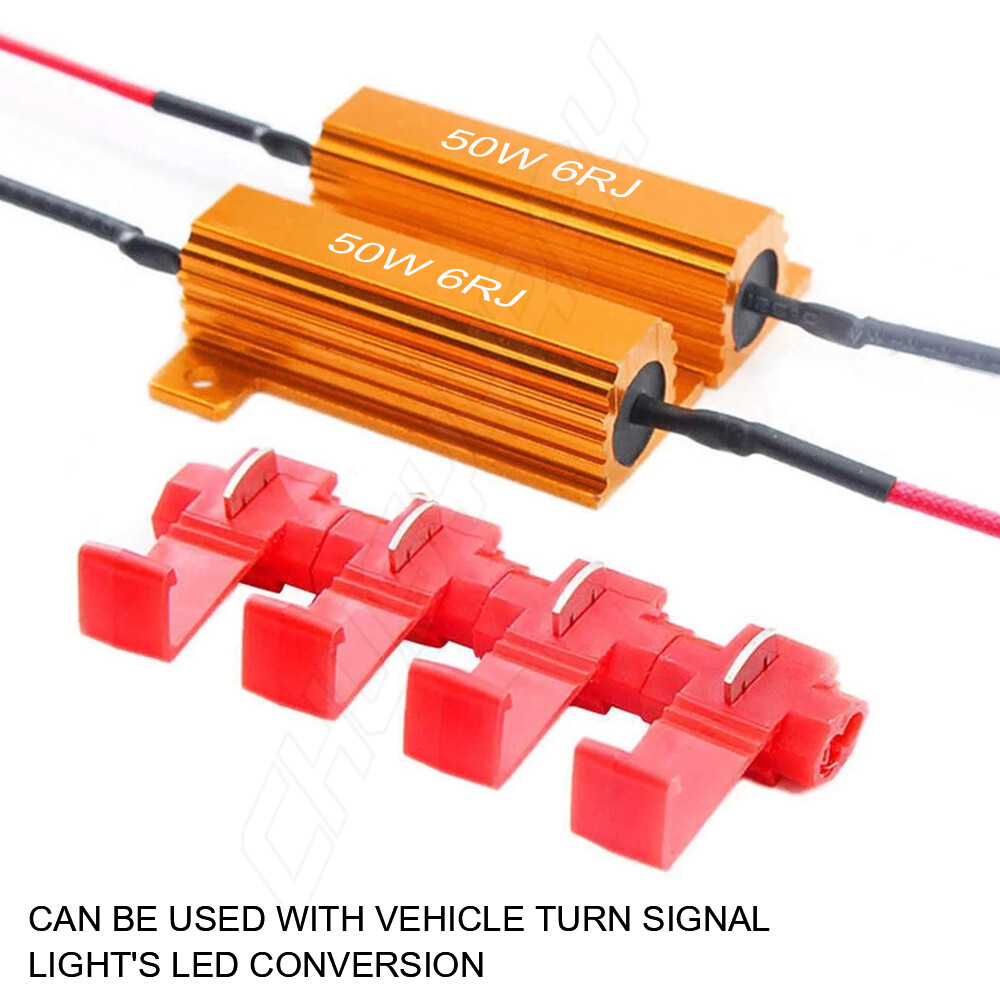 2PC 3157 4157 Load Resistor For Switchback LED Turn Signal Light Hyper Flash Fix