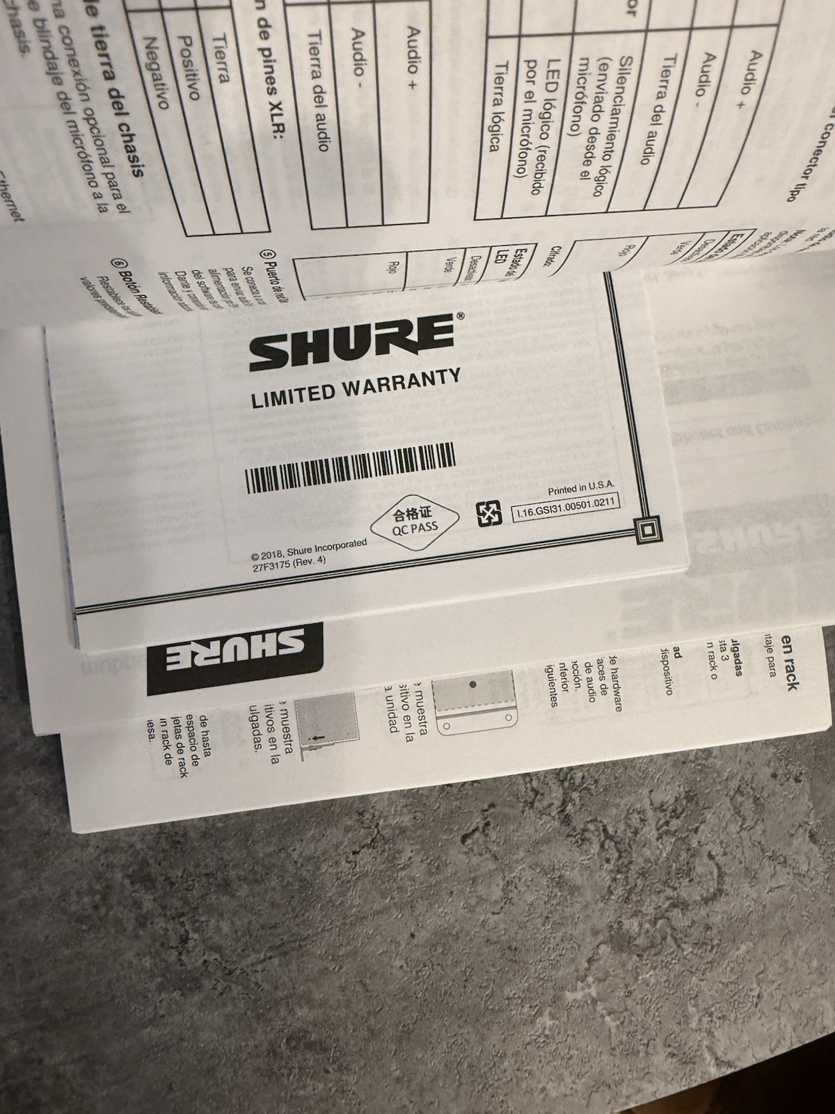 Shure ANI22-XLR Dante Audio Network Interface New Open Box with Bracket
