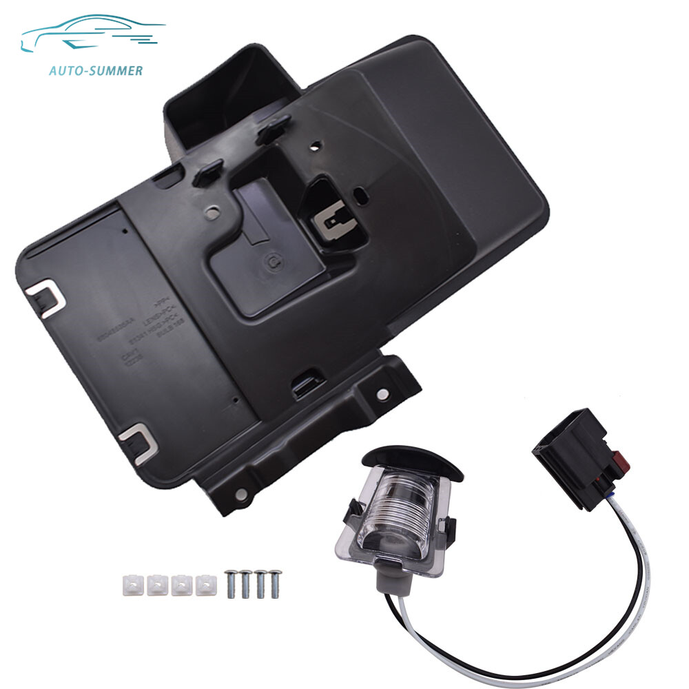 Rear License Plate Mounting Holder Bracket&Light For Jeep Wrangler JK 2007-2017