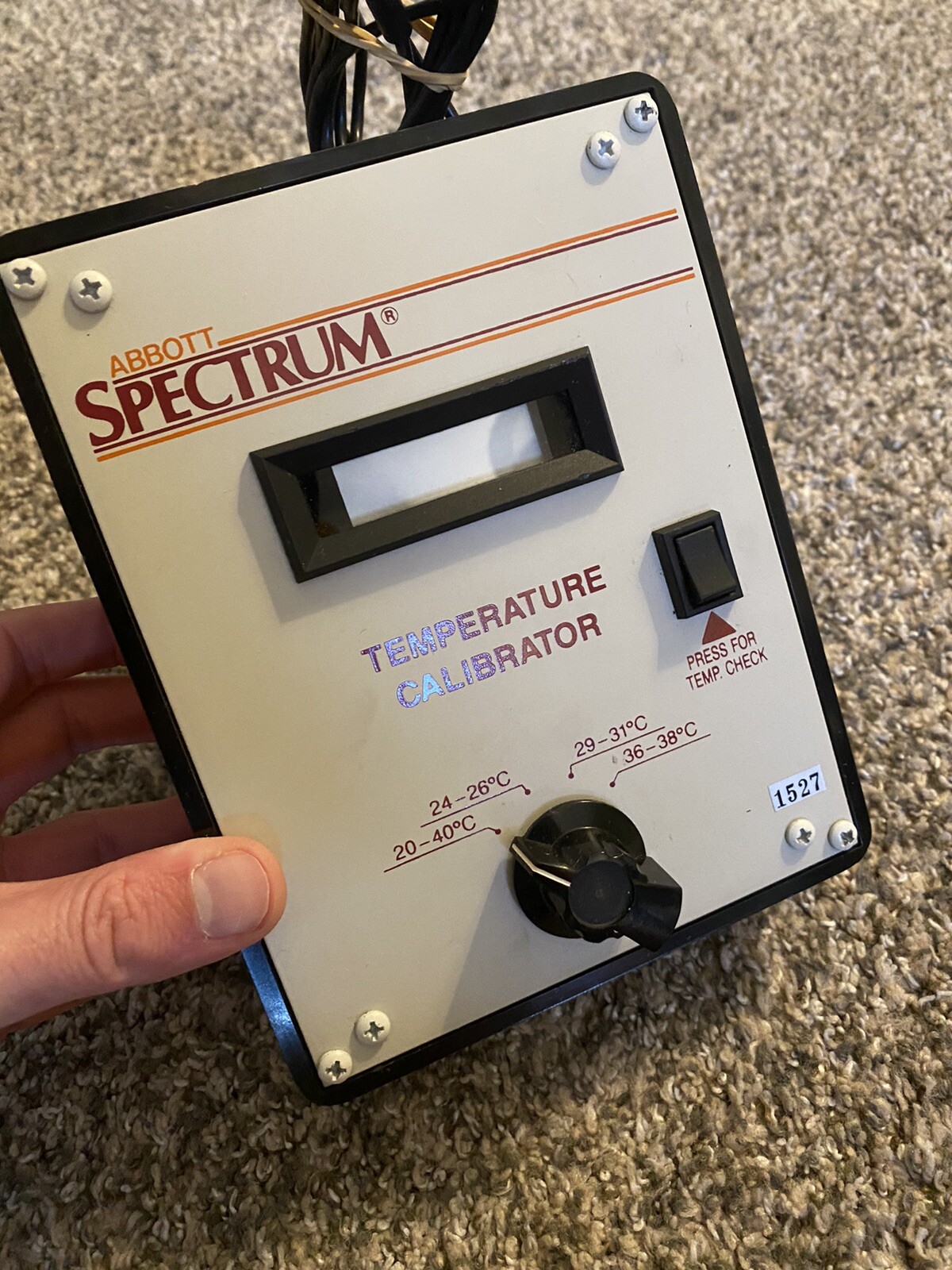 abbott spectrum temperature calibrator - Untested