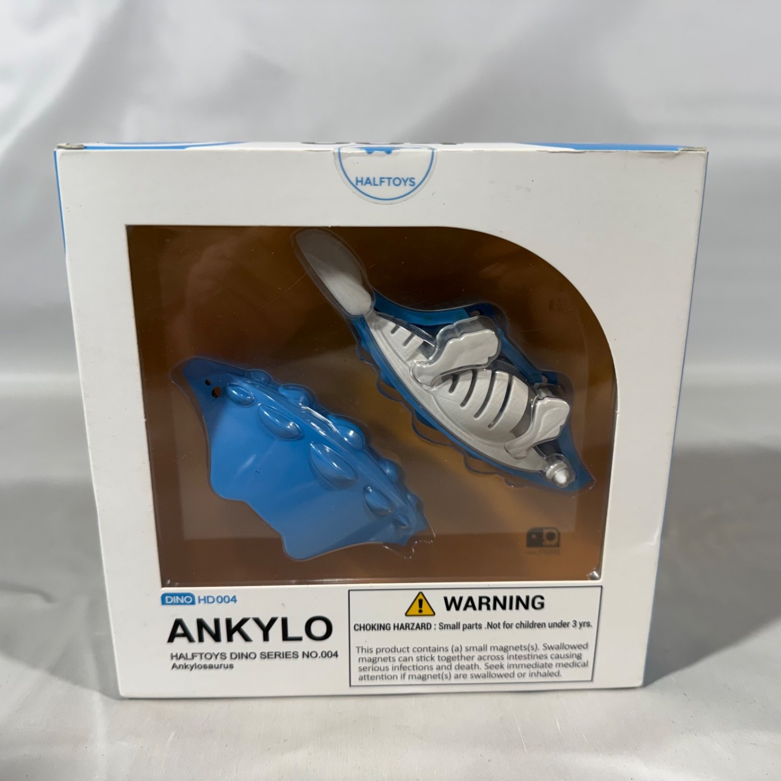 Halftoys Dino HD004 Anklyo Ankylosaurus Toy Puzzle Dinosaur Magnet Diorama New n