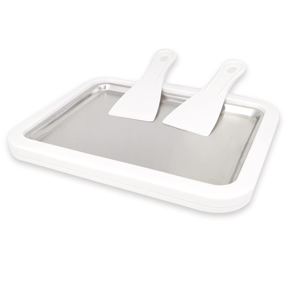 Fried Yogurt Machine Fried Ice Machine  Cooling Tray with Two Scrapers T1C17946