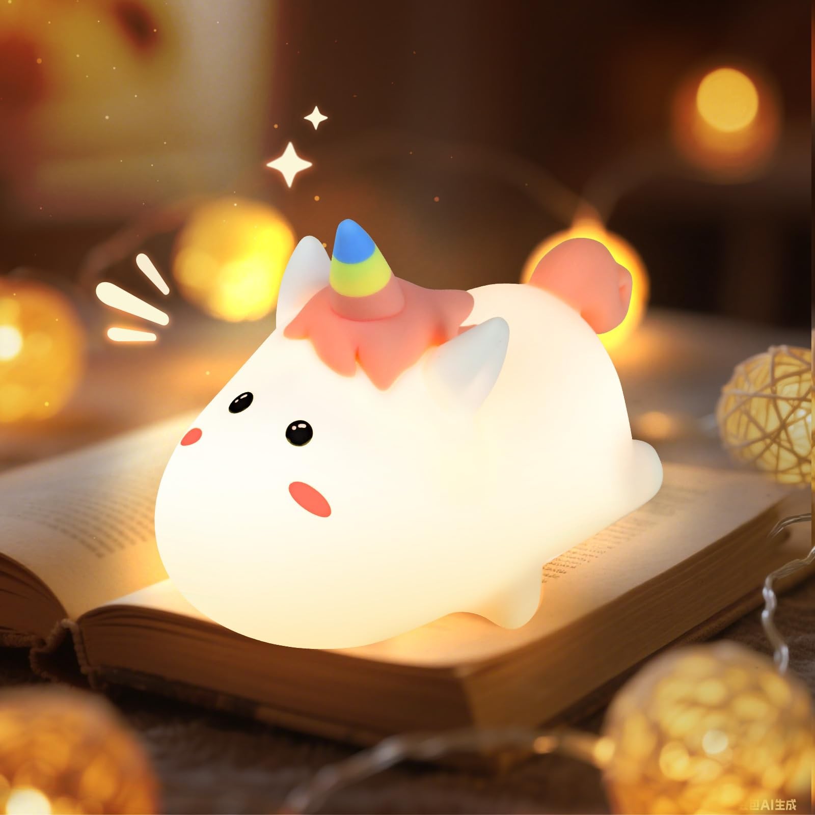 Dealswin Christmas Stocking Stuffers Girls Gifts, Cute Animal Silicone LED Ni...