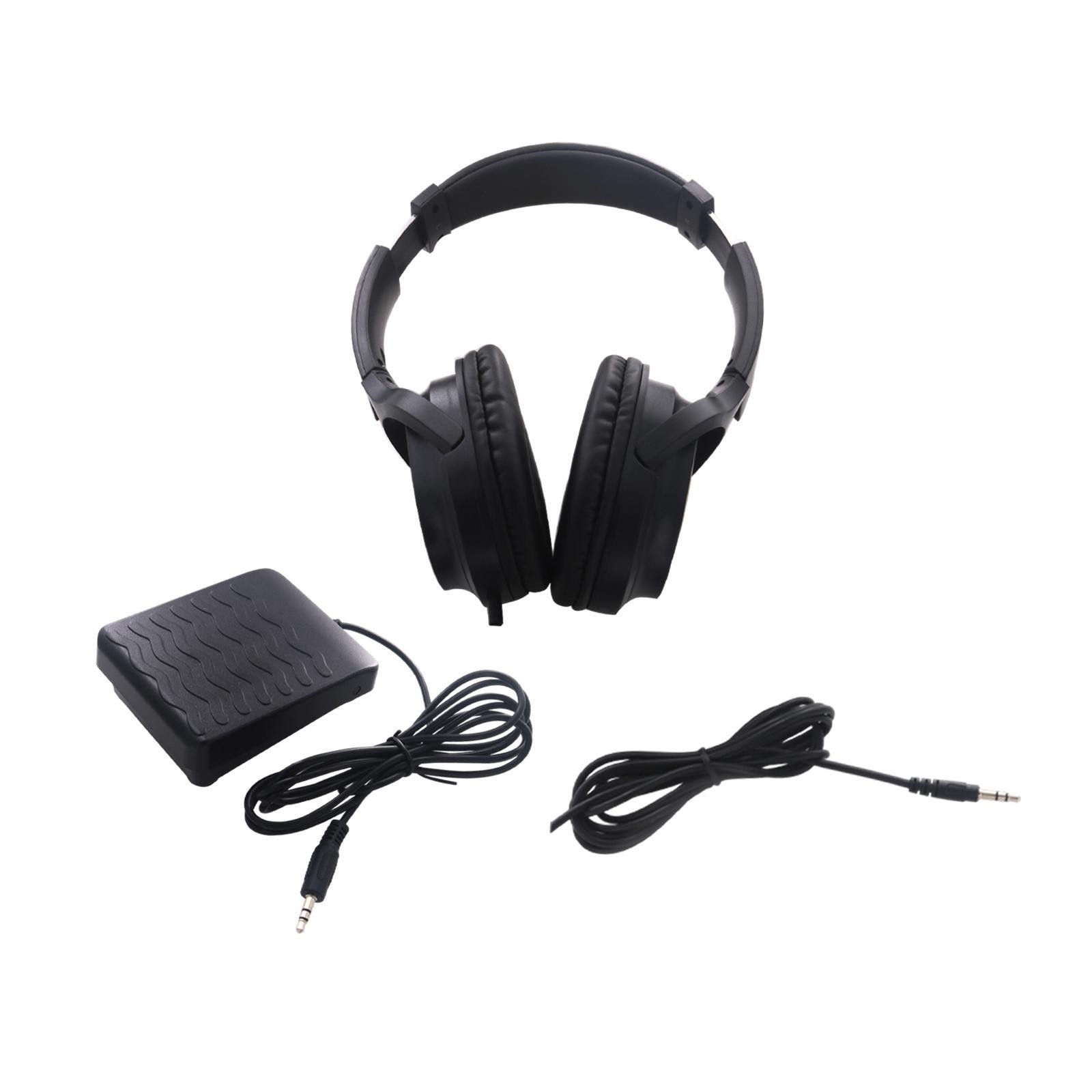 Electric Piano Sustain Pedal and Headphone for Performance Exercise Training