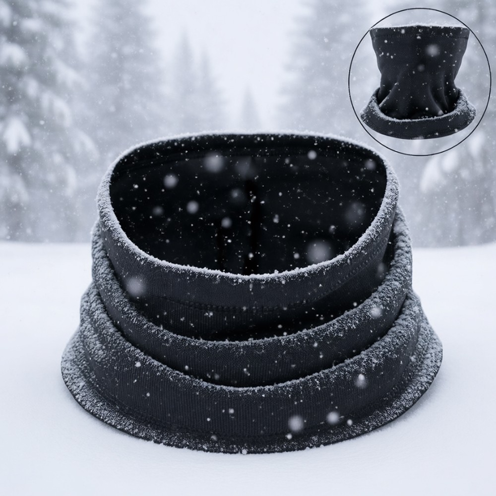 Outdoor Men Women Neck Gaiter Warmer Fleece Ski Mask Cover Winter Cold Weather