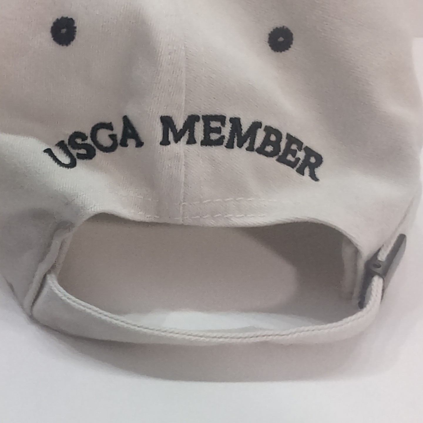 US Open Golf Hat Cap 2002 Bethpage Black Strap Back Khaki USGA Member Hat Ex Con