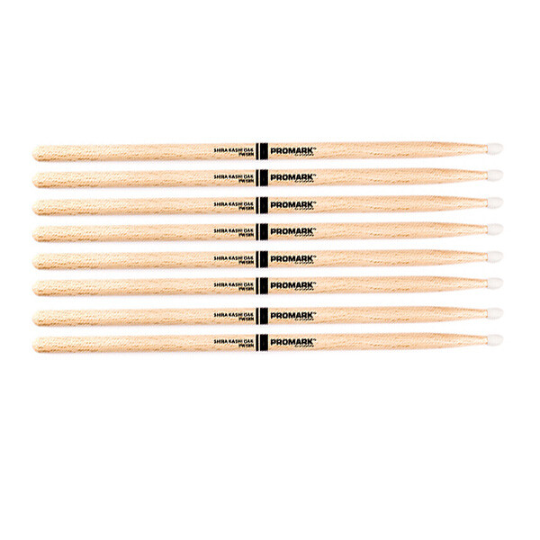 4 PACK Promark Japanese Shira Kashi White Oak 5B Nylon PW5BN-4
