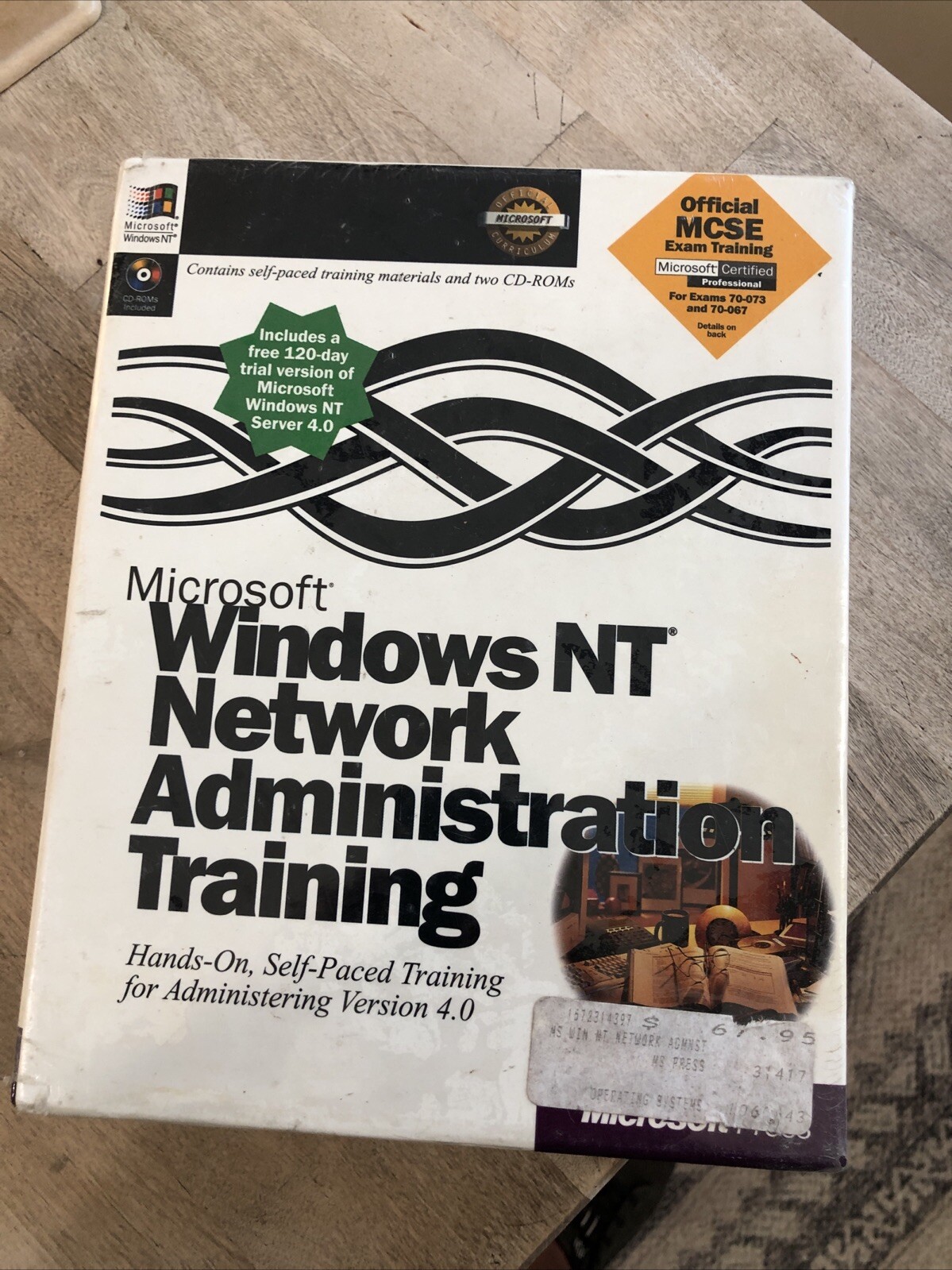 Microsoft Windows NT 4.0 Network Administration Training Official NOS Brand New