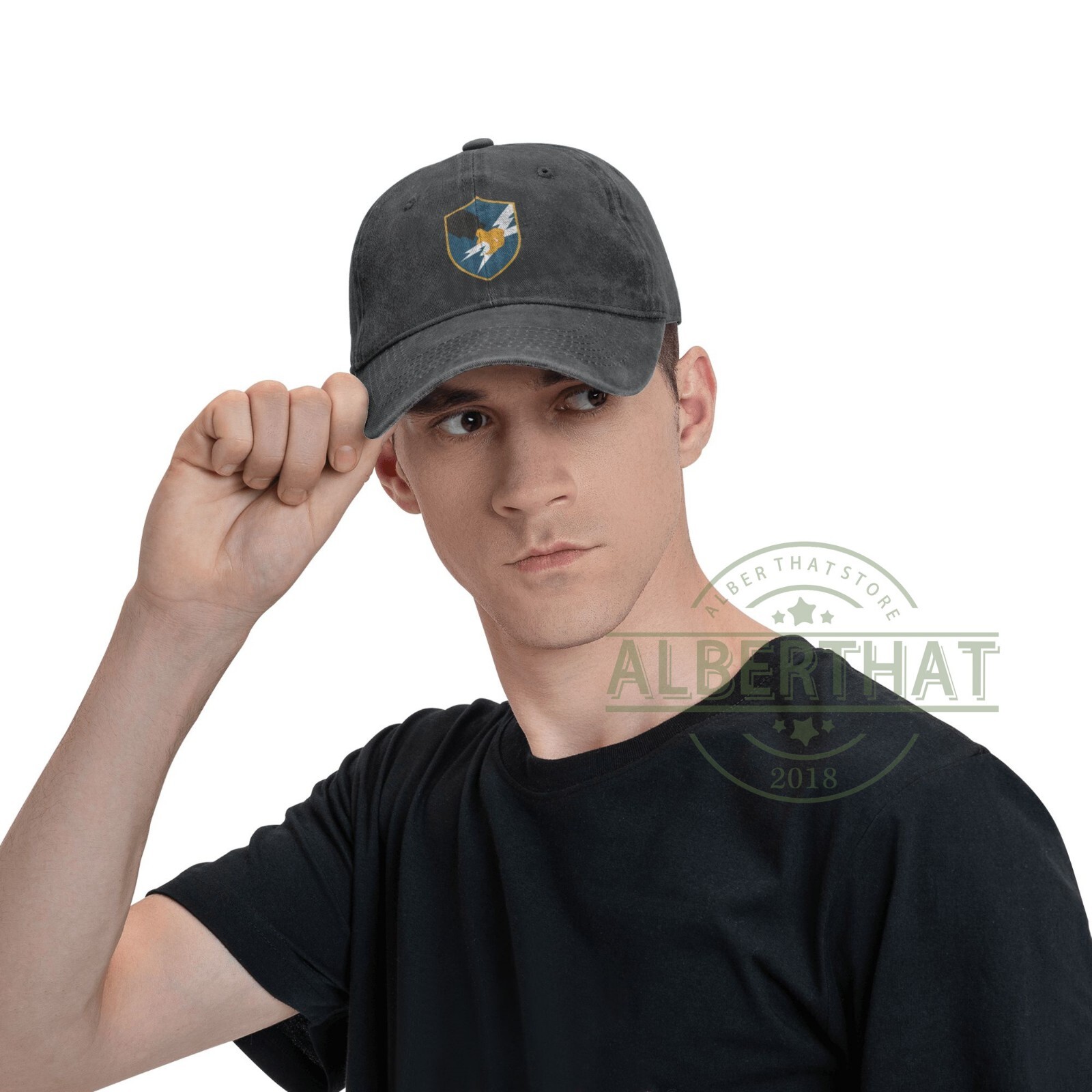 Us Army Security Agency Unisex Baseball Cap Adjustable Denim Hat