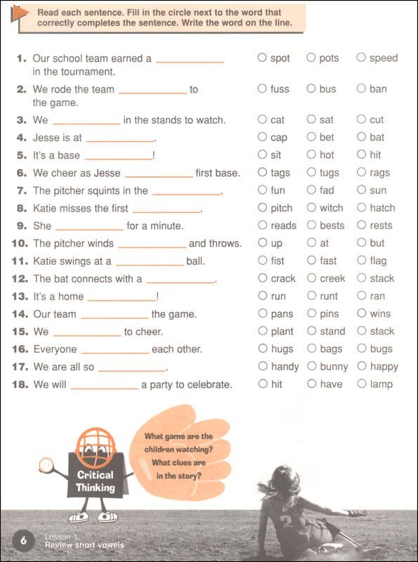 Grade 4 MCP Plaid Phonics Grade Level D Modern Curriculum Press 4th