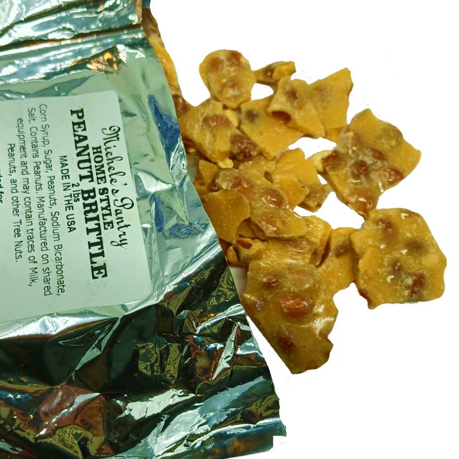 Michele's Pantry Peanut Brittle, 2 LB
