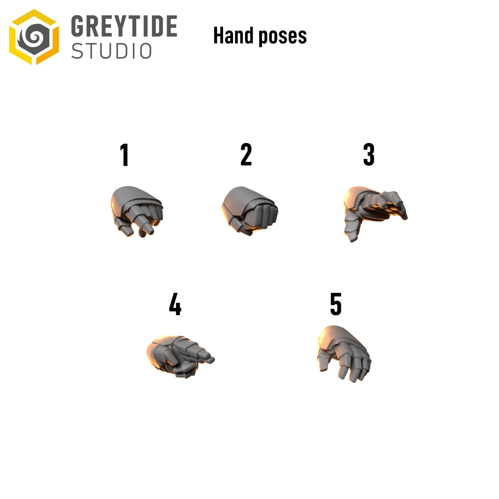 GreyTide Anvil Wardens Upgrade Kit | 100+ Custom Bits | Helmets Weapons Armor