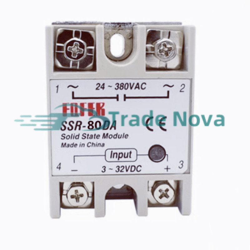 1PCS NEW Fotek SSR-80DA Solid State Relay Fast Delivery SSR80DA