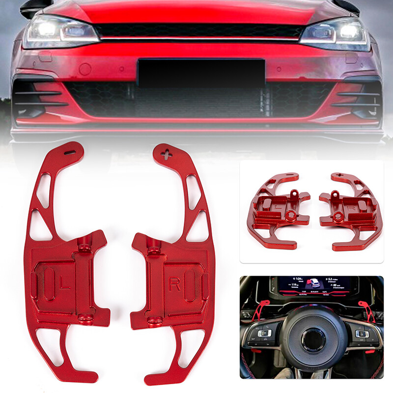 2Pcs Steering Wheel Paddle Shifter Extension for VW for Golf GTI R GTD GTE MK7