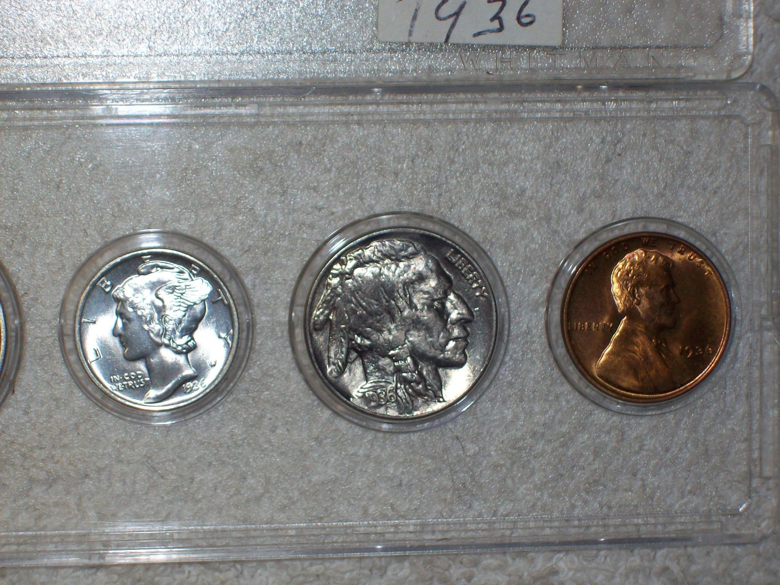 1936 MINT SET UNCIRCULATED PHILADELPHIA MINT