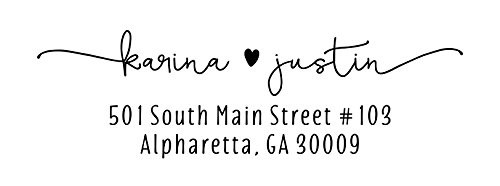 Custom Return Address Stamp, Self Inking - Bundle with Stamp, Extra Refill In...