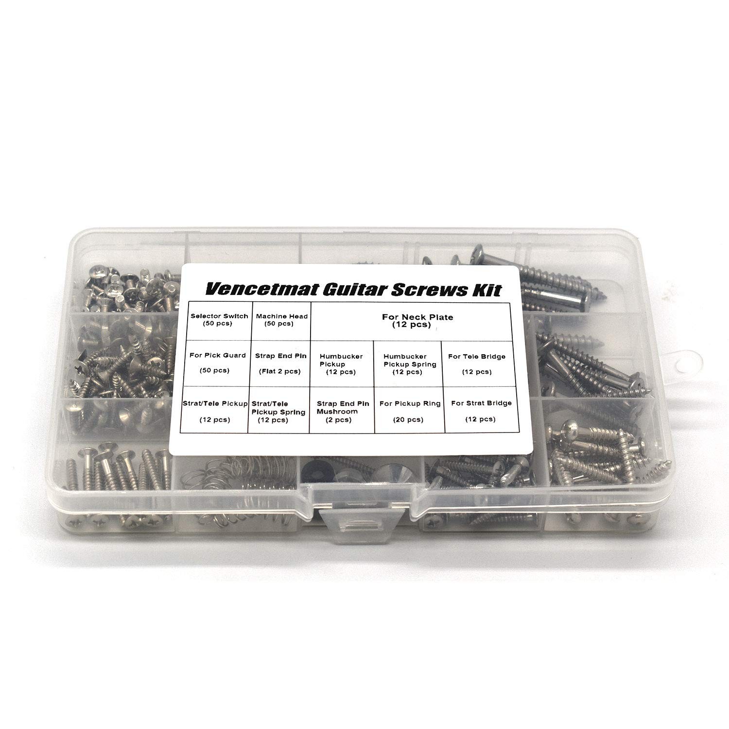 Guitar Screws Kit Guitar Hardware Luthier Parts-kit for Tele/Strat/SQ Switch ...