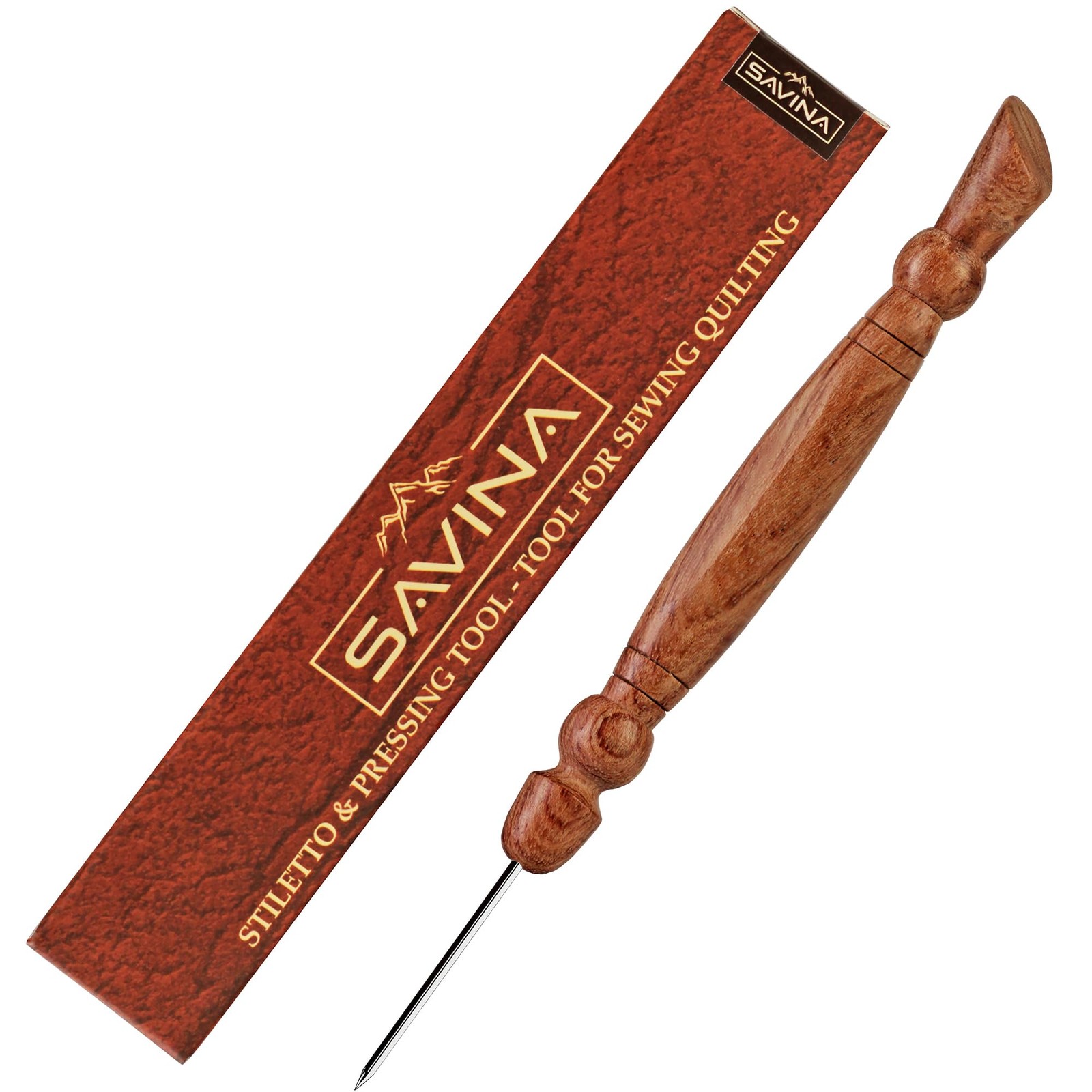 Savina Stiletto & Pressing Tool Essential Quilting/Sewing Tool Stiletto, Pre