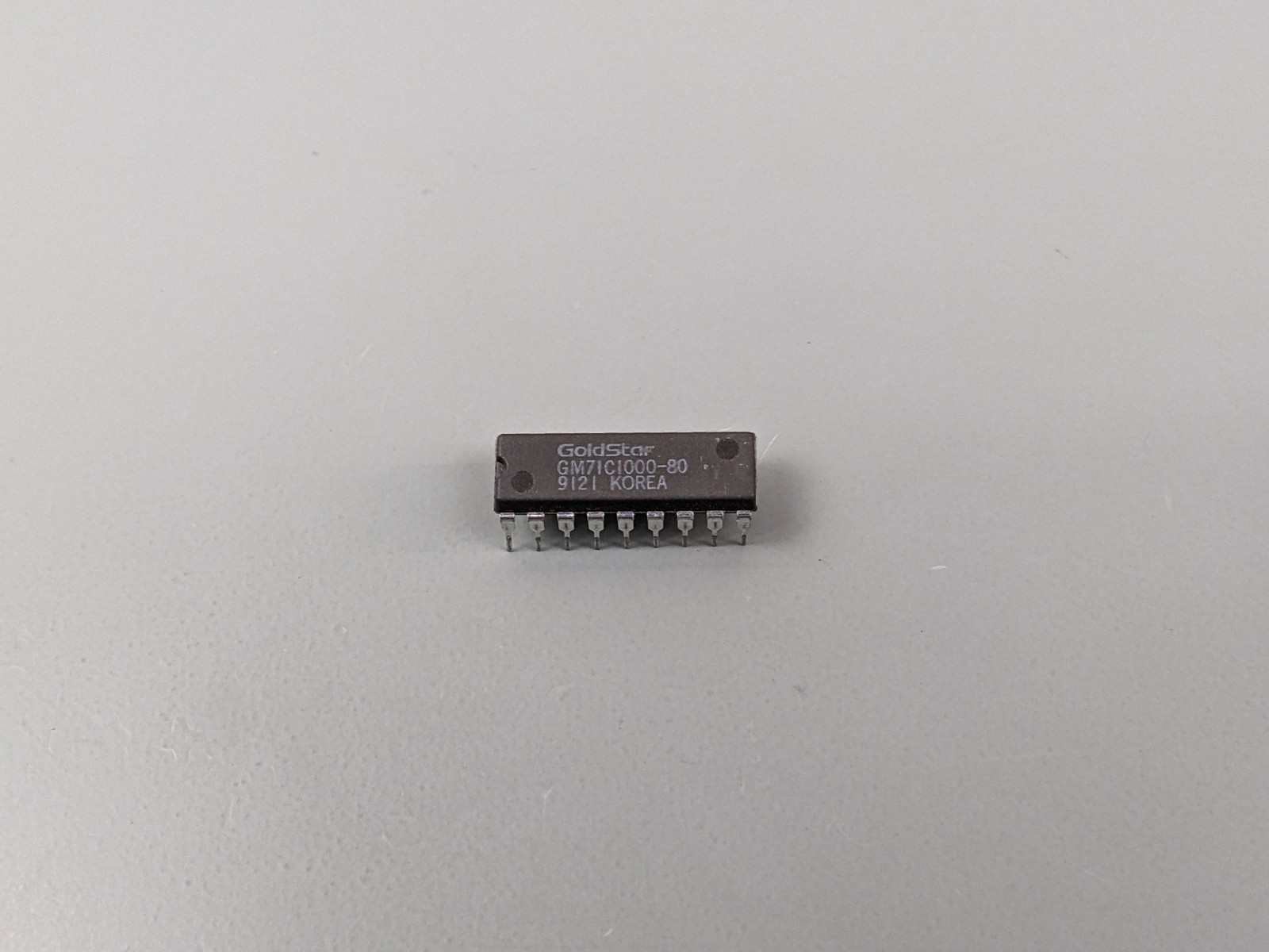 (5) GoldStar GM71C1000-80 1M x 1 DRAM Chips, 80ns, Good Pulls