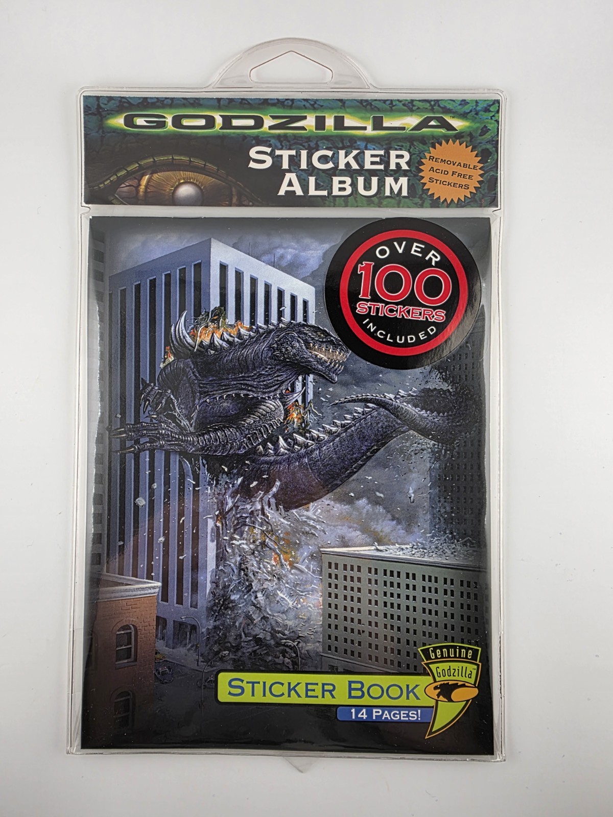 Godzilla Sticker Album - Book + Stickers Mello Smello 1998 Vintage