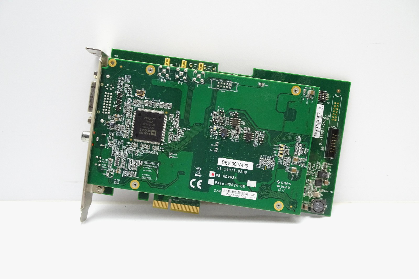 ADLINK DB-PCIe-HDV62A(G)-2010 Acquisition Card