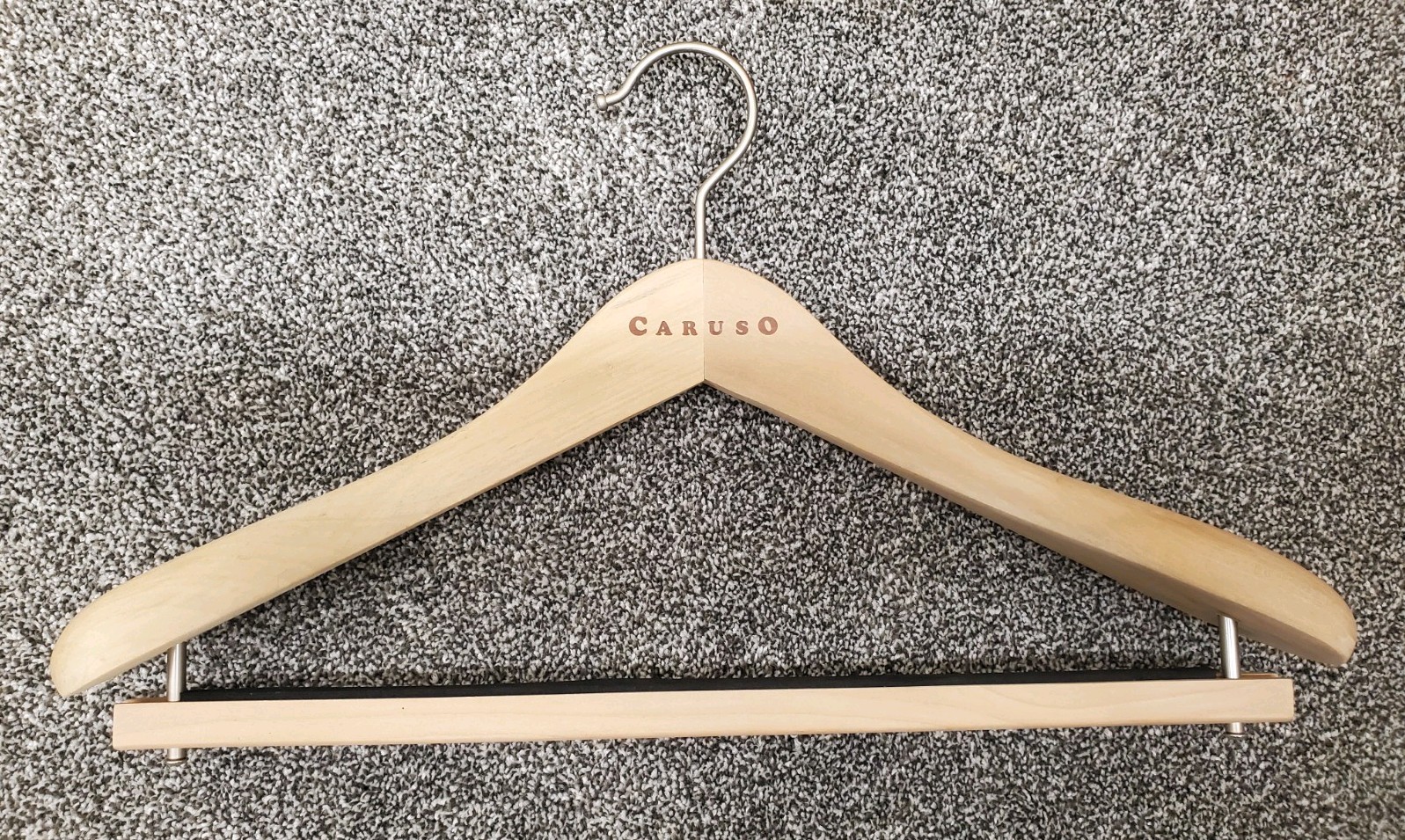Caruso Solid Wood Suit Hanger Size 17 1/4" in