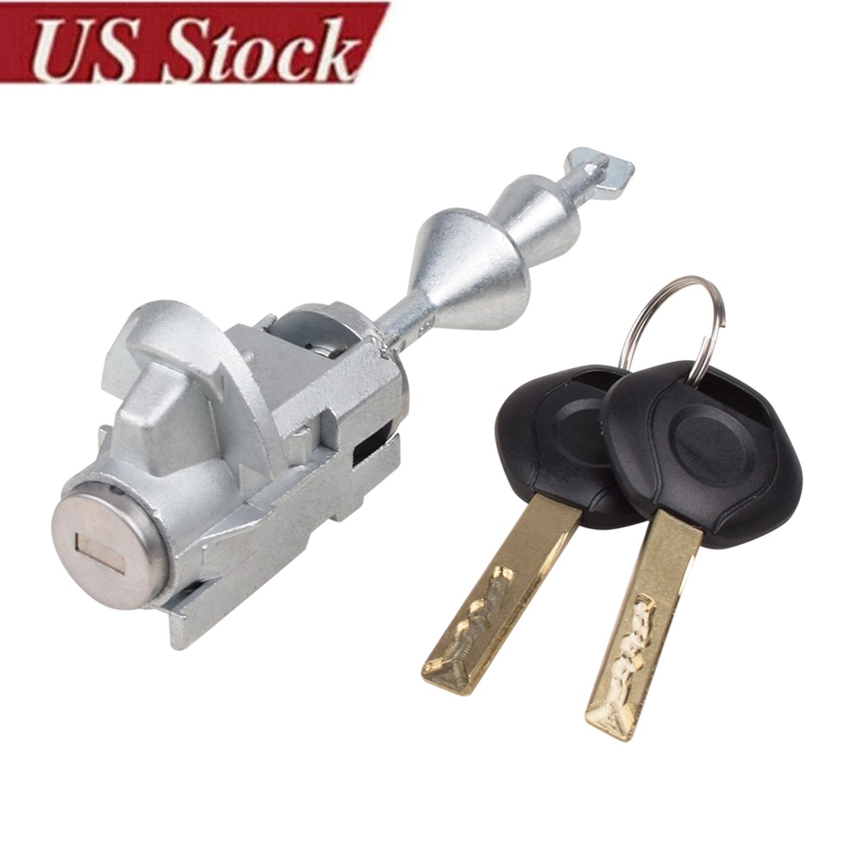 Front Left Driver Door Lock Cylinder & Two Keys Fit for 2007-2013 BMW 328i