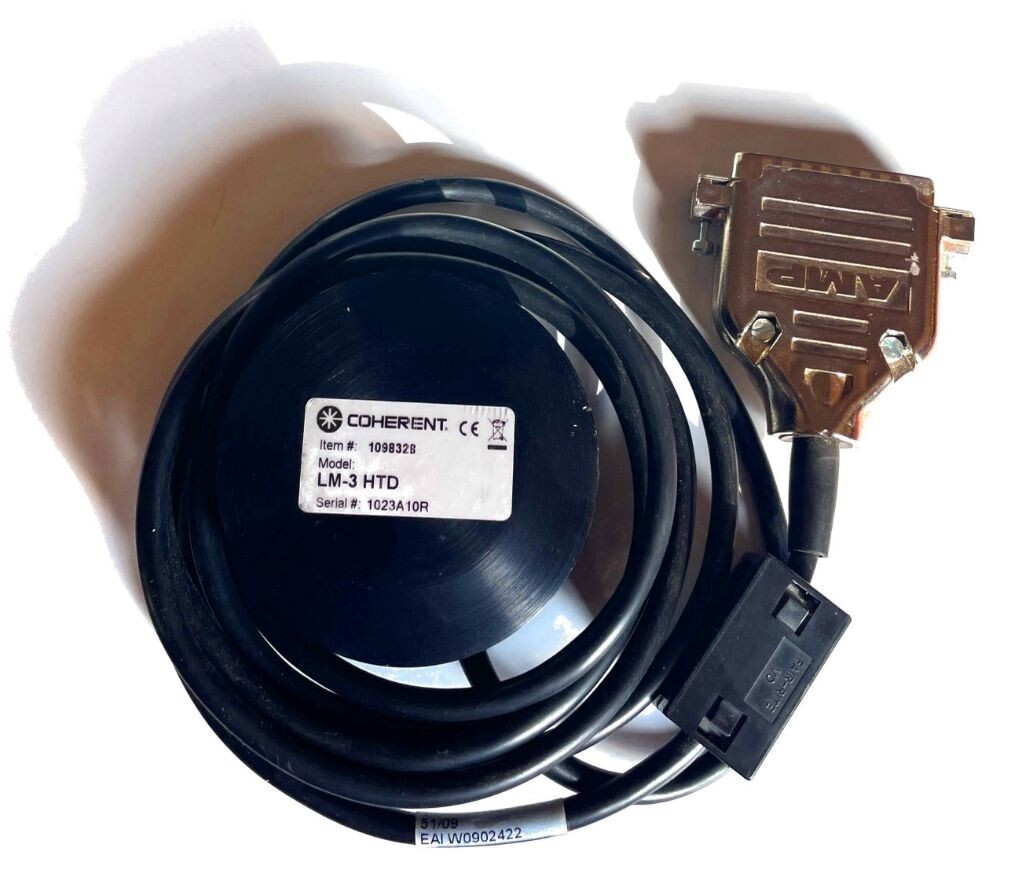 Coherent laser power meter/puck