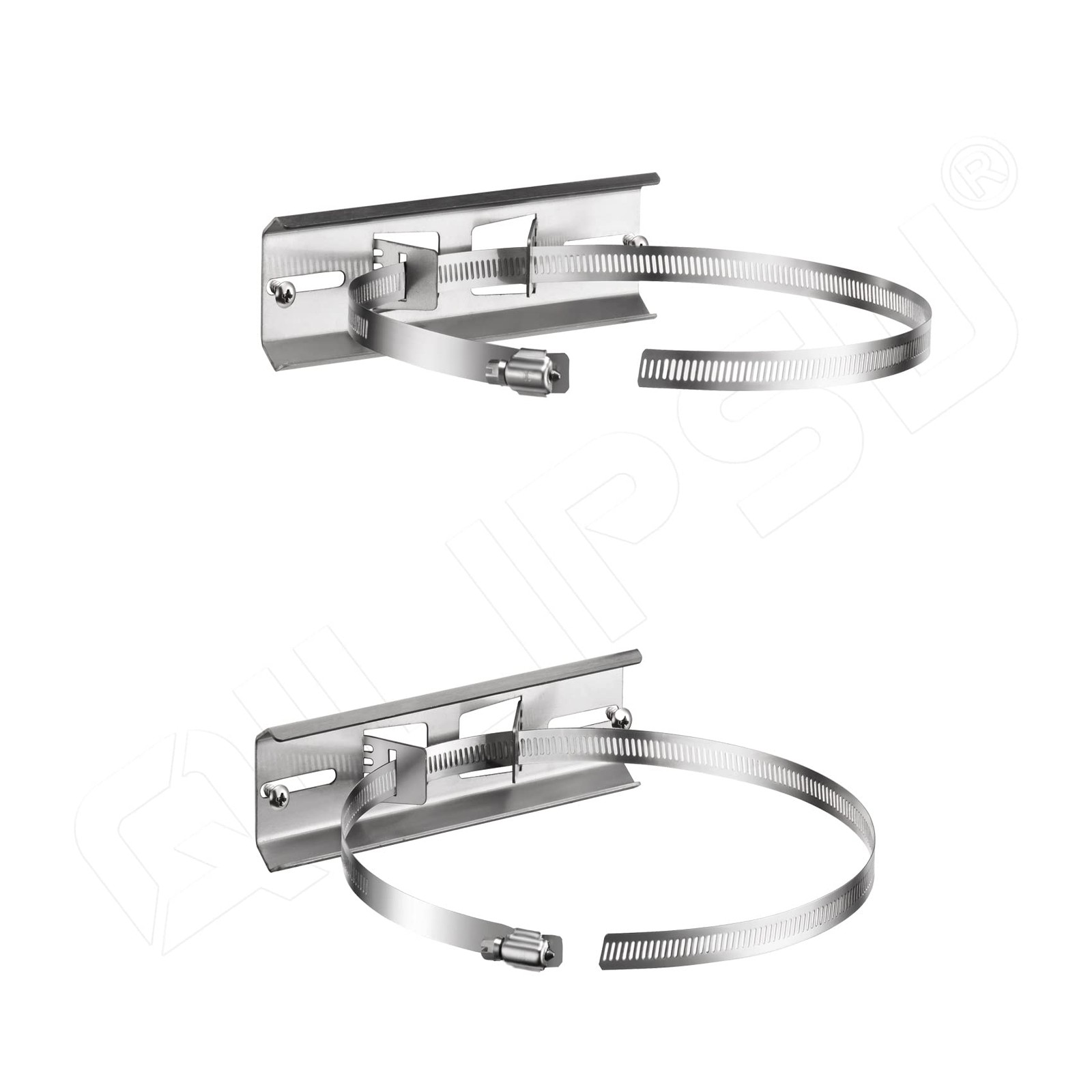 QILIPSU Pole Mounting Kits, 304 Stainless Steel 6.9" x 1.9" Brackets with Adj...