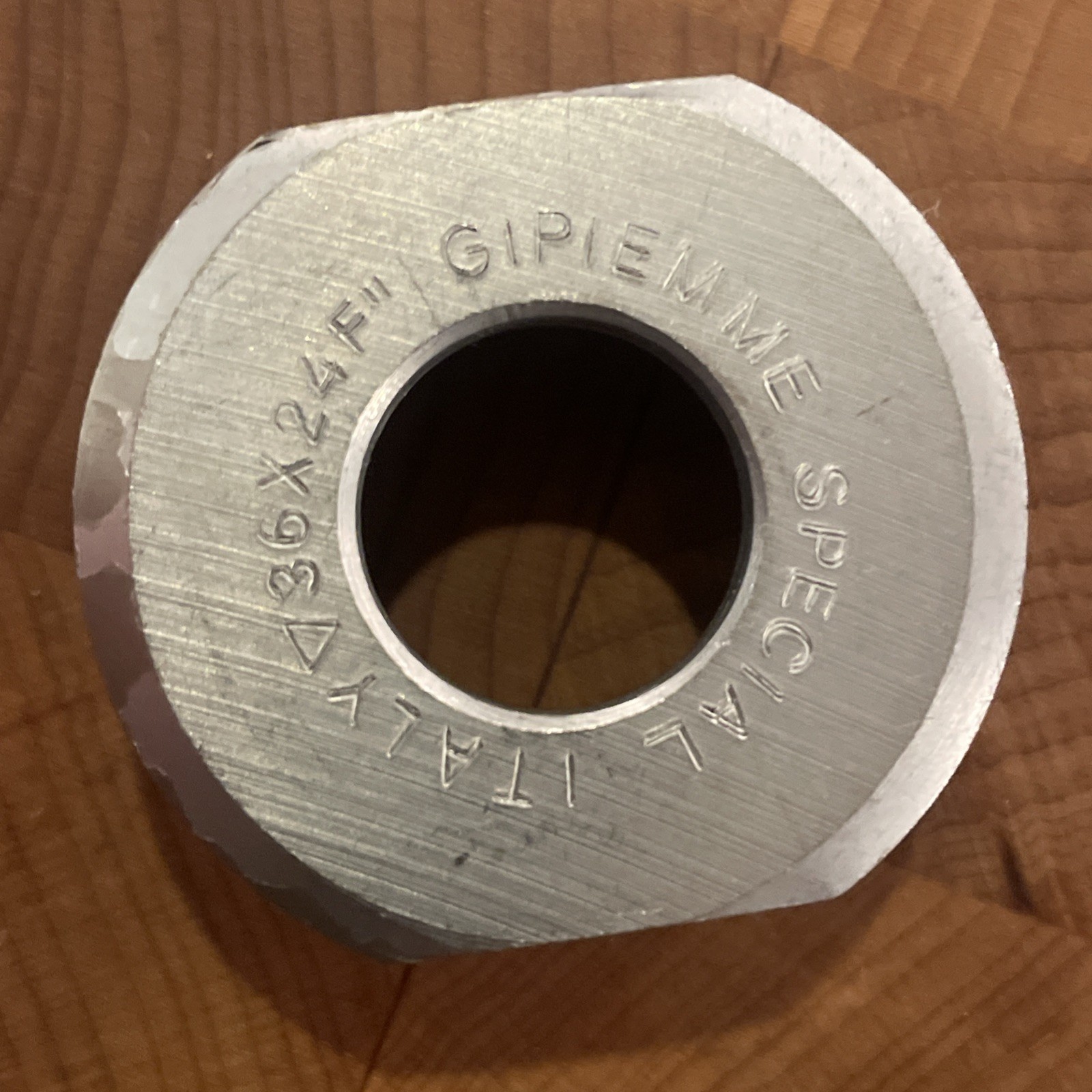 Vtg. NOS GIPIEMME SPECIAL Fixed Bottom Bracket Cup • Italian 36 x 24F.    (NJ)
