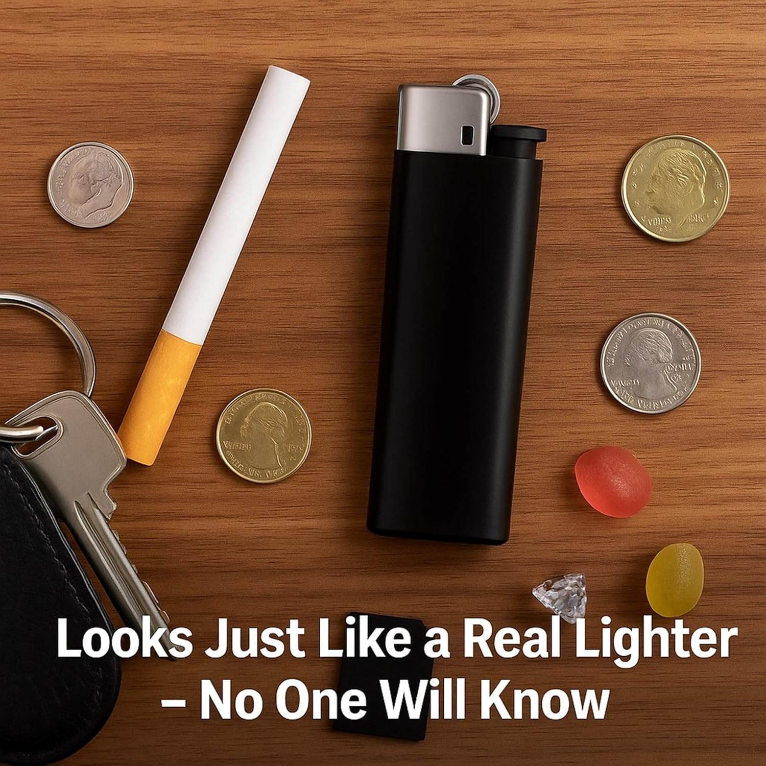 Lighter Diversion Safe Stash, Hidden Storage Compartment Secret Compartment Cont
