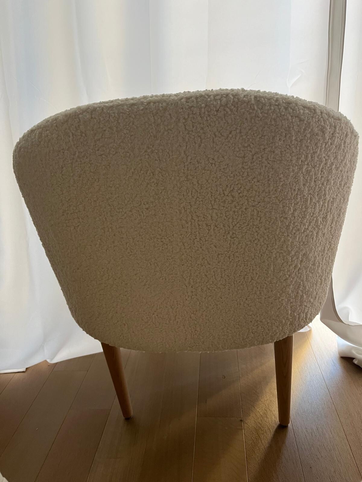 Habitat | Ash Boucle Accent Chair | Cream
