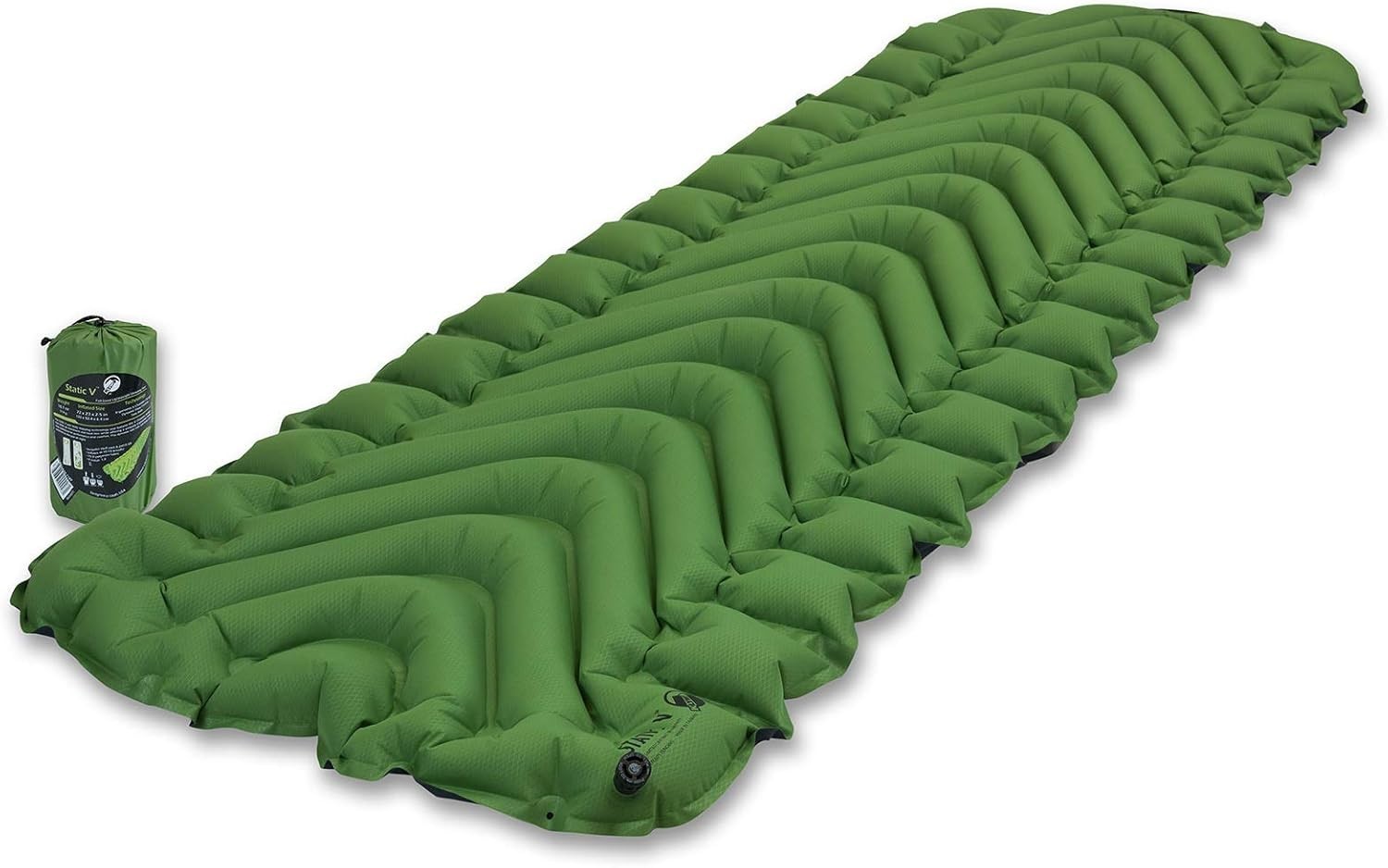 2-Person Camping Bundle: 2x Klymit Static V Sleeping Pads + Camel Crown Dome Ten