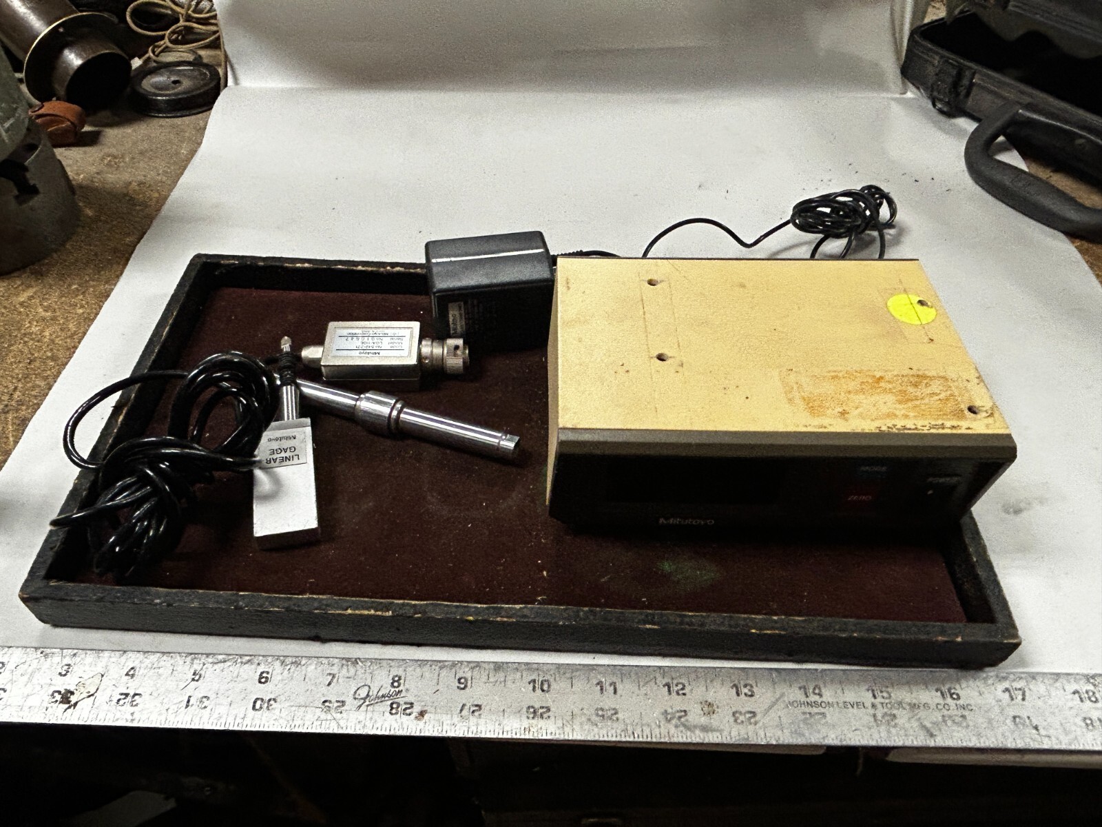 MACHINIST OfCe  LATHE MILL Machinist Mitutoyo Linear Gage  Set ??