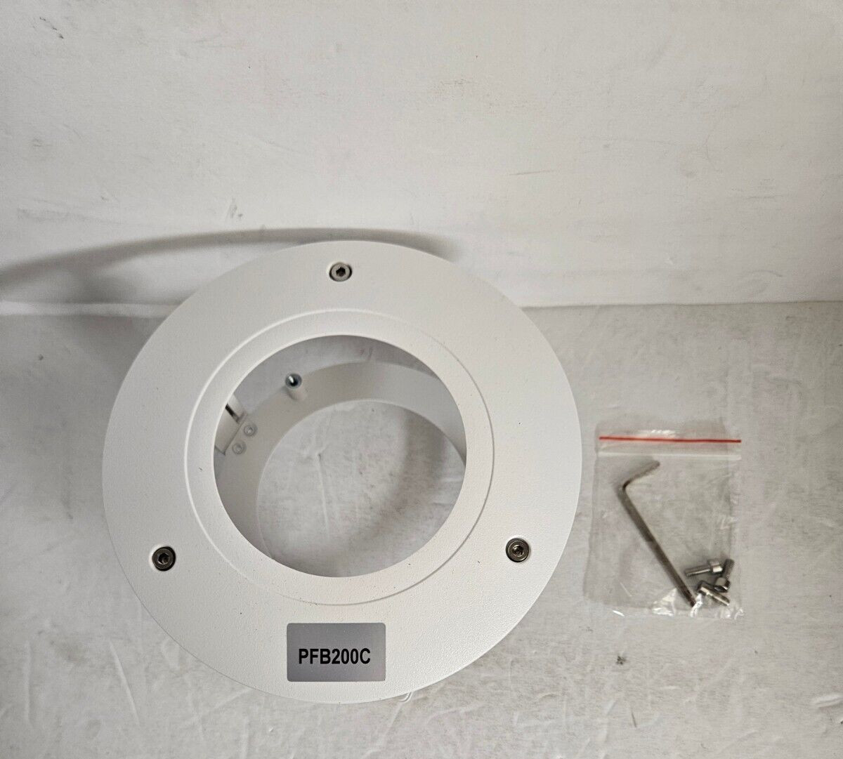 PFB200C In-Ceiling Mount Bracket for Select Dome Cameras, White NEW