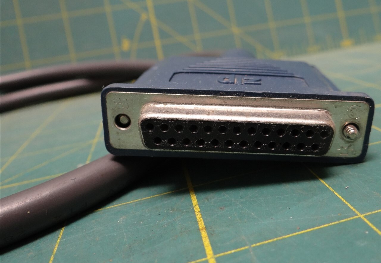 Used Iomega E128143 Zip 3' Cable Parallel Port LL64151