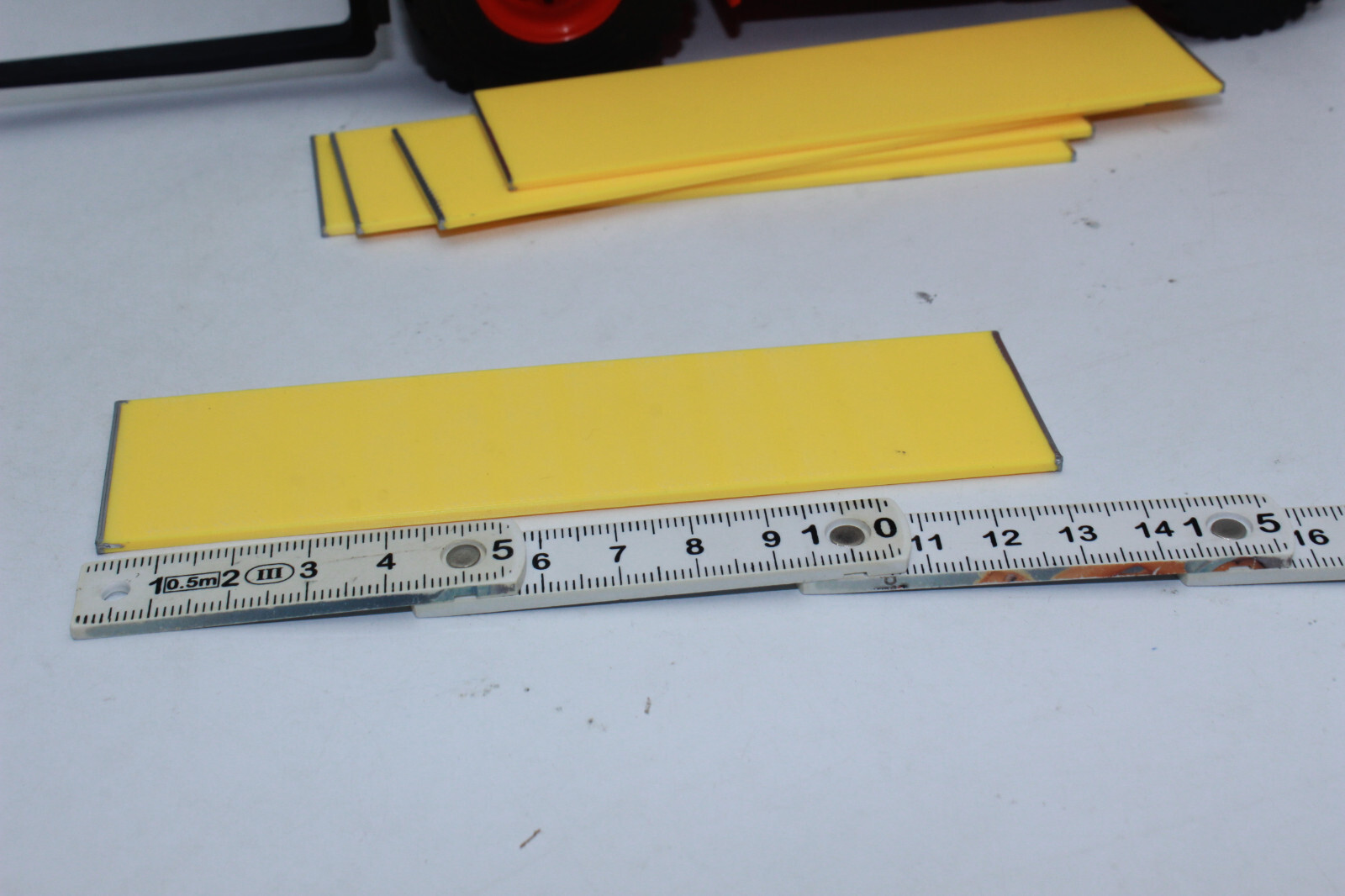 5 X Formwork Panel Yellow Formwork Plate 1:14 1:15 1:16 Cargo Load