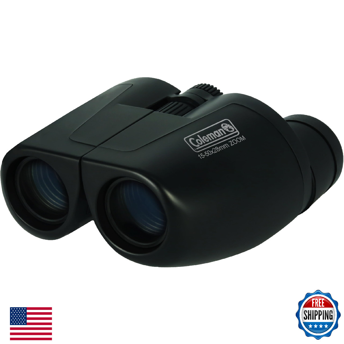Coleman 15-50x28 Compact Zoom Binoculars