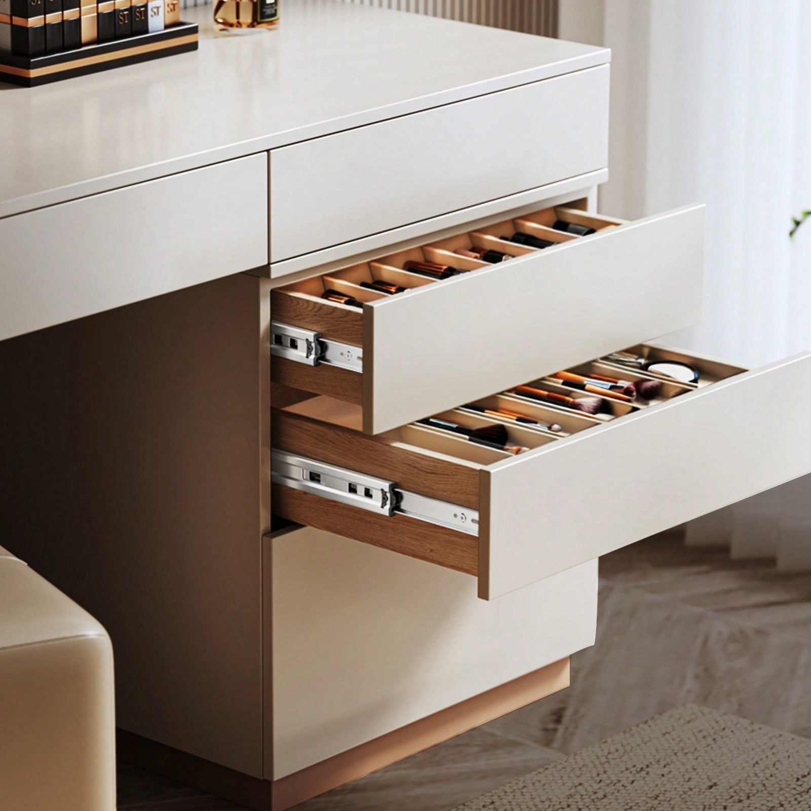 Drawer,18–22 inches, 10 pairs of full-bearing cabinet,100-pound weight capacity