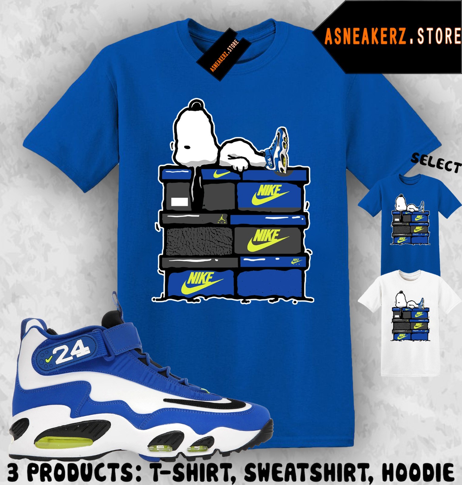 Shirt Matching Air Griffey Max 1 Varsity Royal Match Sneaker S Dog Sneakerhead