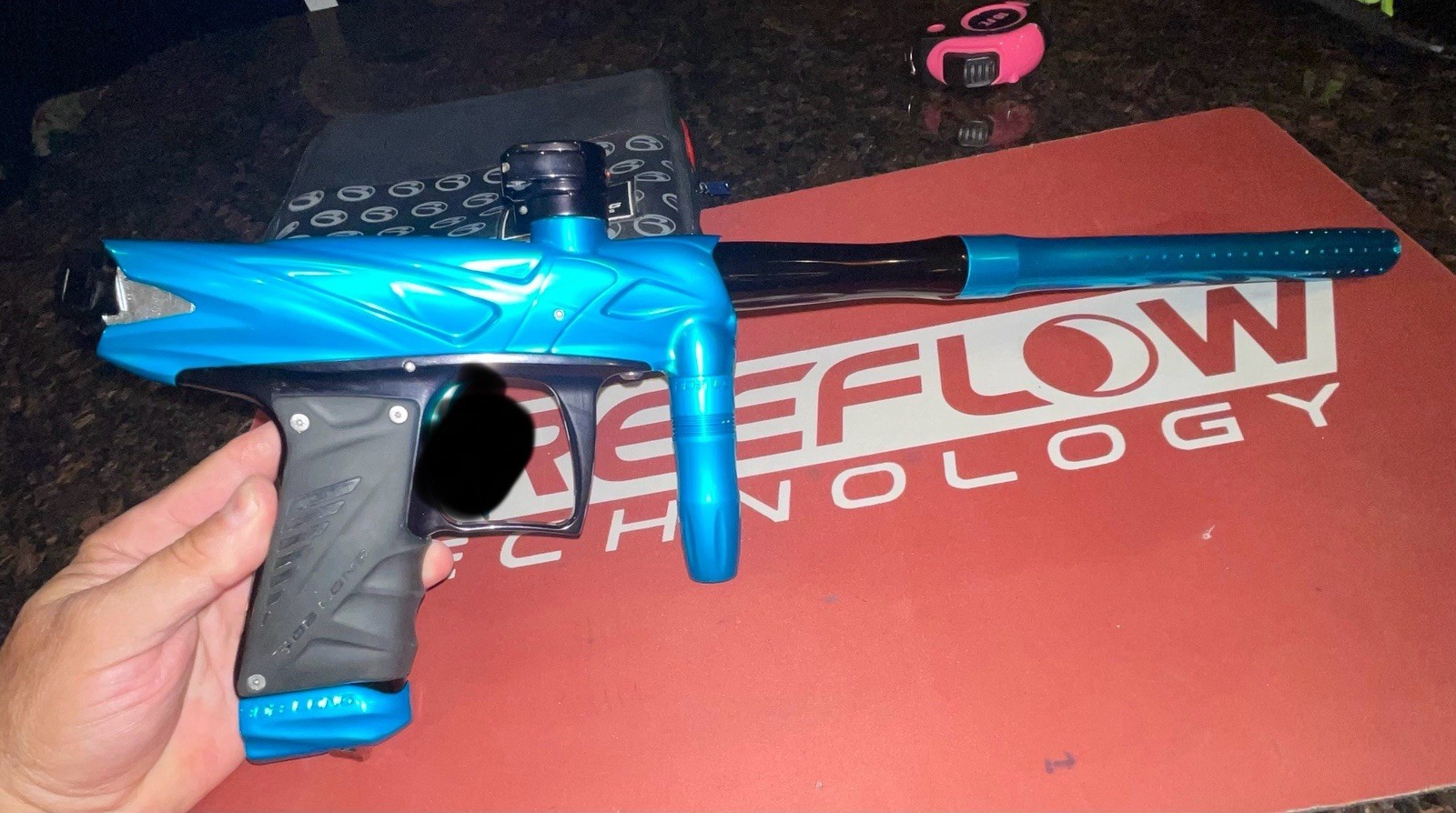 Bob Long Onslaught Paintball Marker Blue
